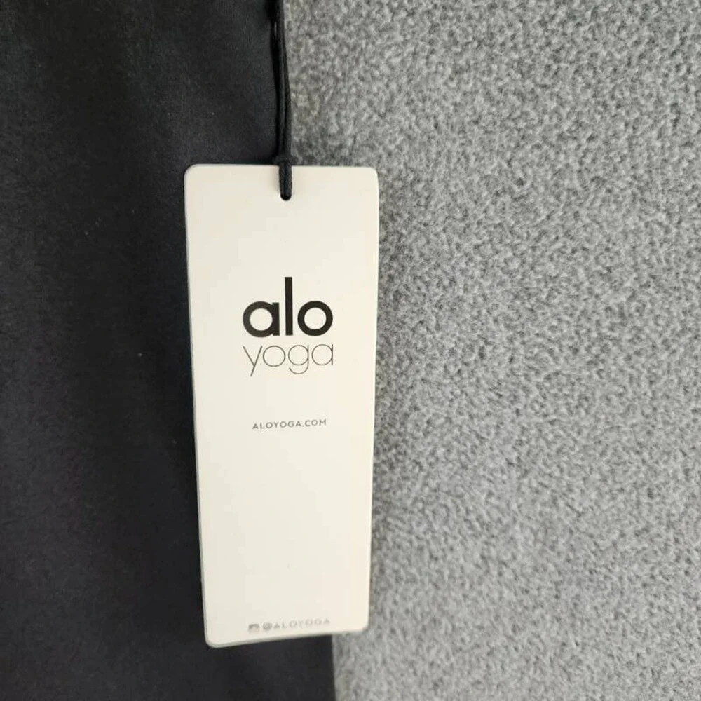 Alo Yoga High Waist Airbrush Leggings Women's XS Black Elastic Waist Pull On